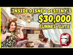 Disney Destiny Funnel Suite Tour | Inside the MOST EXPENSIVE Room at Sea