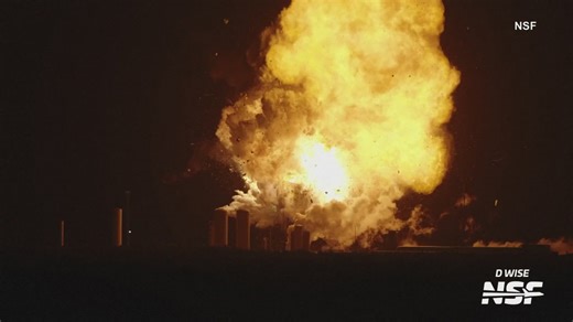SpaceX rocket explodes into fireball during testing