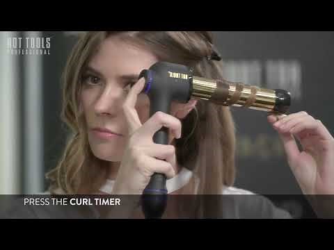Hair Tutorial: Lustrous Waves Hot Tools Curl Bar