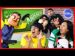 HELLO NEIGHBOR IS BACK IN REAL LIFE! Scary Neighbor Toy Hunt !