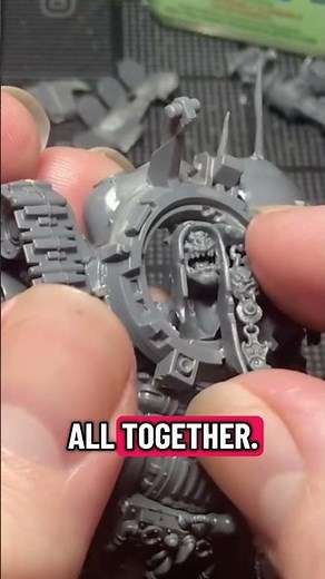 Part 6 of Kitbashing a CSUTOM 40K Ork Warboss! #kitbash #warhammer #warhammer40k #Ork #Custom