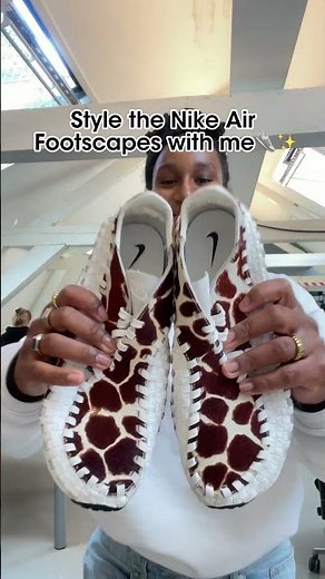 How to style the Nike Air Footscape Woven 'Cow' #sneakers #grwm
