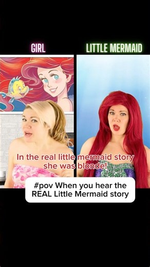 #pov When you hear the REAL little mermaid story