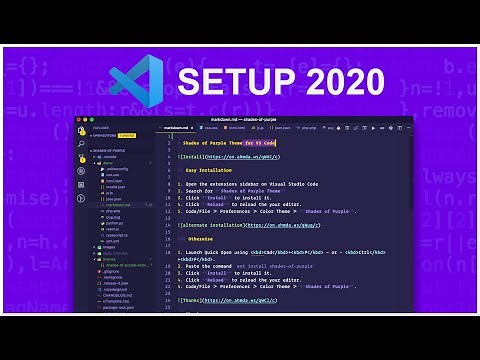 Visual Studio Code. Mi Configuración de extensiones 2020