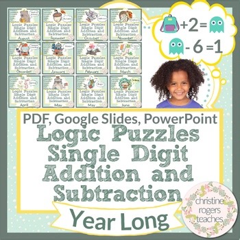 Math Logic Puzzles Enrichment Addition Subtraction Digital Resources