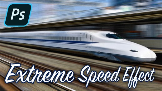 Photoshop: Extreme speed effect!