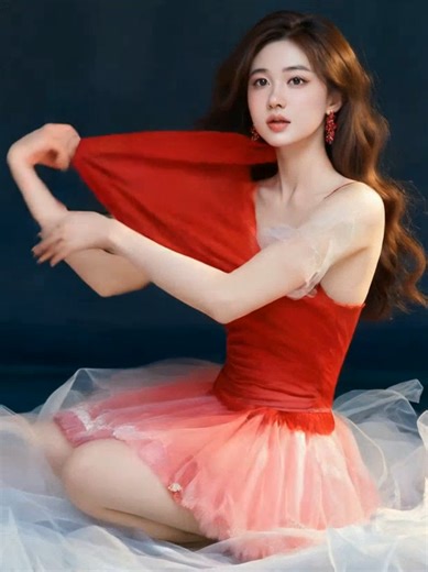 Change to ballet dress and dance