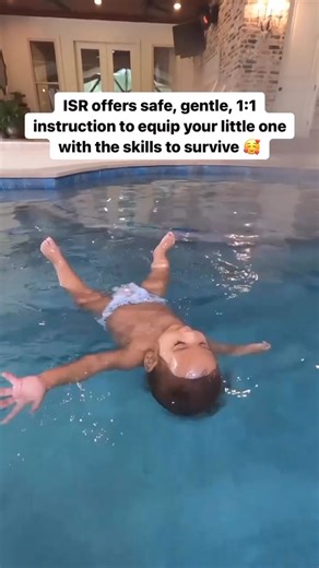 8.6K views · 108 reactions | ISR offers safe, gentle, and effective 1:1 survival swim lessons to children ages 6 mos - 6 years ❤️ Find a Certified Instructor for your little one today! Visit www.infantswim.com 殺 | Infant Swimming Resource | Facebook