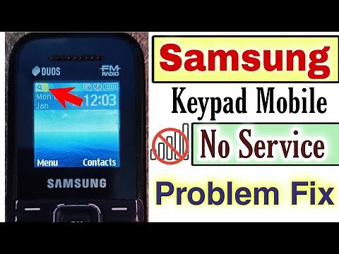 network problem fix samsung keypad mobile | Samsung duos keypad mobile no service