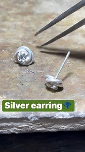 Silver earring #silver #jewelry #earrings | Tanakron Phatkaew