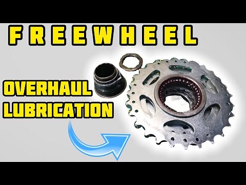 How to unassembling and lubrication your freewheel in 5minutes! | SHIMANO 7 Speed