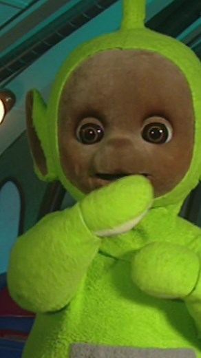 Teletubbies | New tubby lullaby just dropped 🎤💤 Video: Dipsy, the green Teletubby, sings a sleep song to Tinky Winky, the purple teletubby. | Instagram
