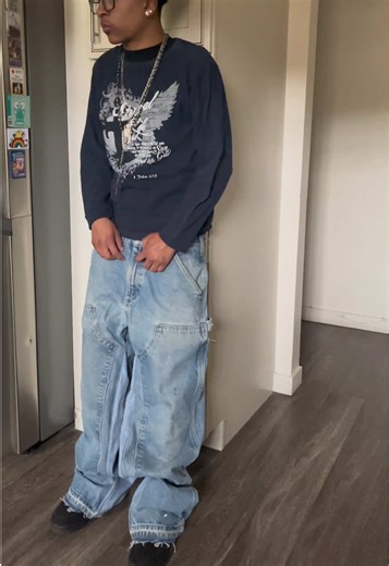 Reworked Carhartt Jeans: A DIY Fashion Transformation