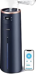 Smart Humidifier For Large Rooms (2.1Gal/8L), Room Humidifier For Bedroom Works With Alexa/Google, Plant Humidifier Indoor & Baby Humidifier, Top Fill Cool Mist Humidifier Auto Shut-off, Timer, Blue