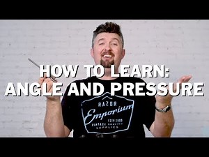 Beginner Wetshaving Tutorial How To Angle and Pressure for Double Edge Safety & Straight Razors