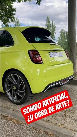 Ojo al sonido artificial del Abarth 500e: es el sonido externo SCORPION. ¿Artificial o innovador?