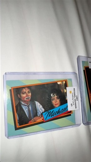 ONLY $3 EACH TOO! 1984 MJ TRADING CARDS😮🕺✨#michaeljackson #tradingcards #mjforever #collection