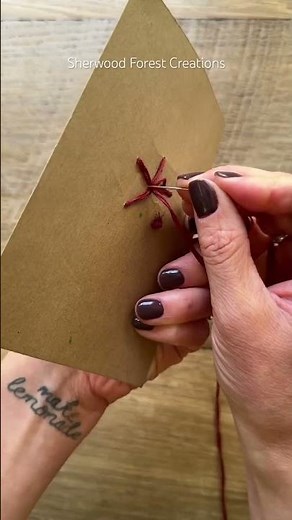 DIY birthday card with embroidery! Happy Birthday ‪@RebelUnicornCrafts‬ 🥰