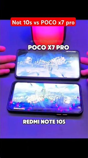 Redmi note 10s vs poco x7 pro 🥶 gaming test | speed test | BGMI