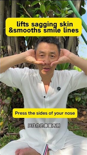 Lift Sagging Skin & Erase Nasolabial Folds Naturally #acupressure #tcm