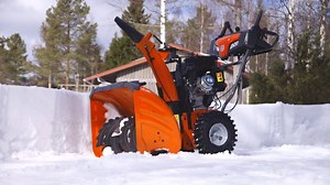 12K views · 75 reactions | Winter is coming, but we'll be ready. Our new 300 Series Two-Stage Snow Blowers are built for heavy-duty use and come with a powerful engine with five-year warranty, giving you more snow throwing power for your money. https://bit.ly/2OC6Zxb | Husqvarna | Facebook