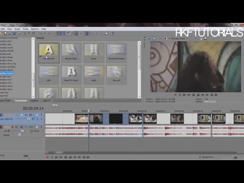 How to use NewBlueFX transitions - Sony Vegas Tutorial