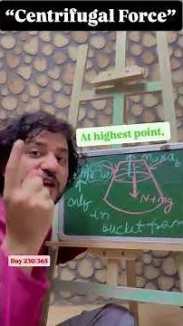 Centrifugal force || when and where to use it || a demonstration