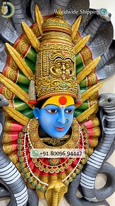 🕉️ Renuka Yellamma Devi – 4×3 ft Wall Mural 🕉️ A powerful and divine depiction of Renuka Yellamma Devi, radiating protection, strength, and motherly grace. Handcrafted with intricate detailing and symbolic elements, this mural creates a strong spiritual presence for temples, pooja rooms, and sacred spaces. ✨🙏 A form of Shakti that inspires faith and fearlessness. 📦 Pan India & Worldwide Delivery 📞 DM / Call to order #RenukaYellamma #YellammaDevi #ShaktiSwaroop #DivineWallArt | Dezin India