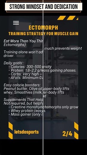 Struggling to gain muscle as an ectomorph?