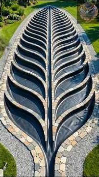 Build fish ponds with various patterns #oddlysatifying #landscaping #hardscaping #pool #building