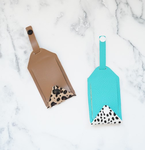 DIY Luggage Tags