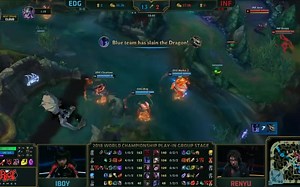 老外解说S8入围赛第二天EDG vs INF高光时刻：在我7777的意志下，没人能打败我