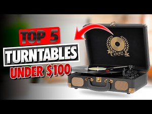 🔥 Top 5 Best BUDGET TURNTABLES on Amazon [2025] ✅ [Cheap] USB / Suitcase Style / Vinyl / Under $100