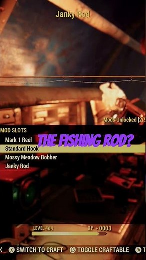 FO76 How to modify your rod to be better.