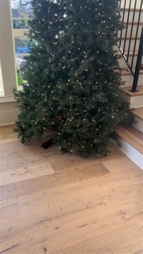 A 12-foot tree makes a statement… and we love it! Royal, elegant, timeless. Let us bring this kind of Christmas magic to your home or business. Booking holiday installs now! | Decorating Darlings