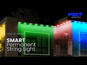 Permanent String Light Installation