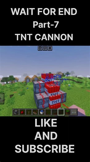 Minecraft Ultimate TNT Cannon! 💣🚀 #Shorts #minecraft #sudhirxgaming