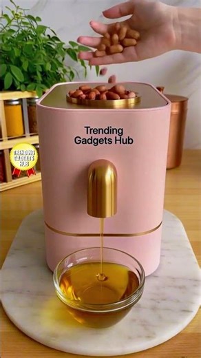 Ghar Par Nikalo 100% Shuddh Tel! 😱🥜 | Smart Oil Machine Magic #trending #kitchengadgets