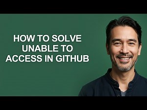 How to Solve Unable to Access In Github - KevinHowTo
