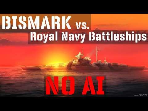 Battleship Bismarck vs. HMS King George V