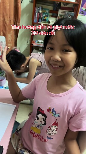 Hướng dẫn vẽ giọt nước 3D siêu dễ | Tina