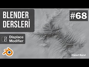 Blender Dersleri - Displace Modifier - 100 Derste Blender 3D #68