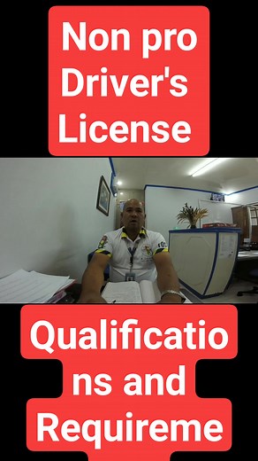 16K views · 94 reactions | Non Pro Driver's License Qualifications and Requirements #fbreels #fbreelsbigmanserga #DrivingTips #kuyabigmantv | Bigman Serga | Facebook