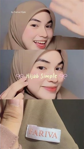 Tutorial Hijab Sehari - hari Simple #shortvideo #shorts #hijab #tutorial #cute #beranda #mlbb