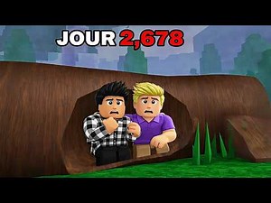 We Survived in a Log for 99 Nights in the Forest...