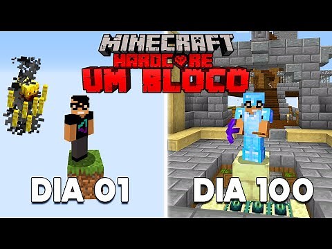 I SURVIVED 100 DAYS ON A BLOCK IN MINECRAFT HARDCORE - THE MOVIE