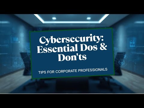 Don’t Get Hacked! Cybersecurity Tips Every Professional Must Know #cybersecurity #cybersecuritytips