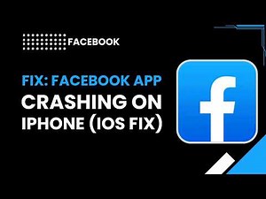 Fix Facebook App Crashing on iPhone iOS Fix