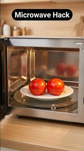 How to blanch tomatoes in a microwave oven #shobhasfoodmazaa #kitchentips