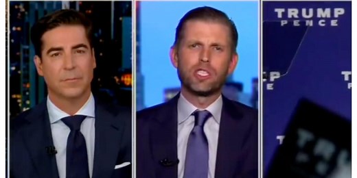 Eric Trump makes accidental confession about dad - and social media cracked up